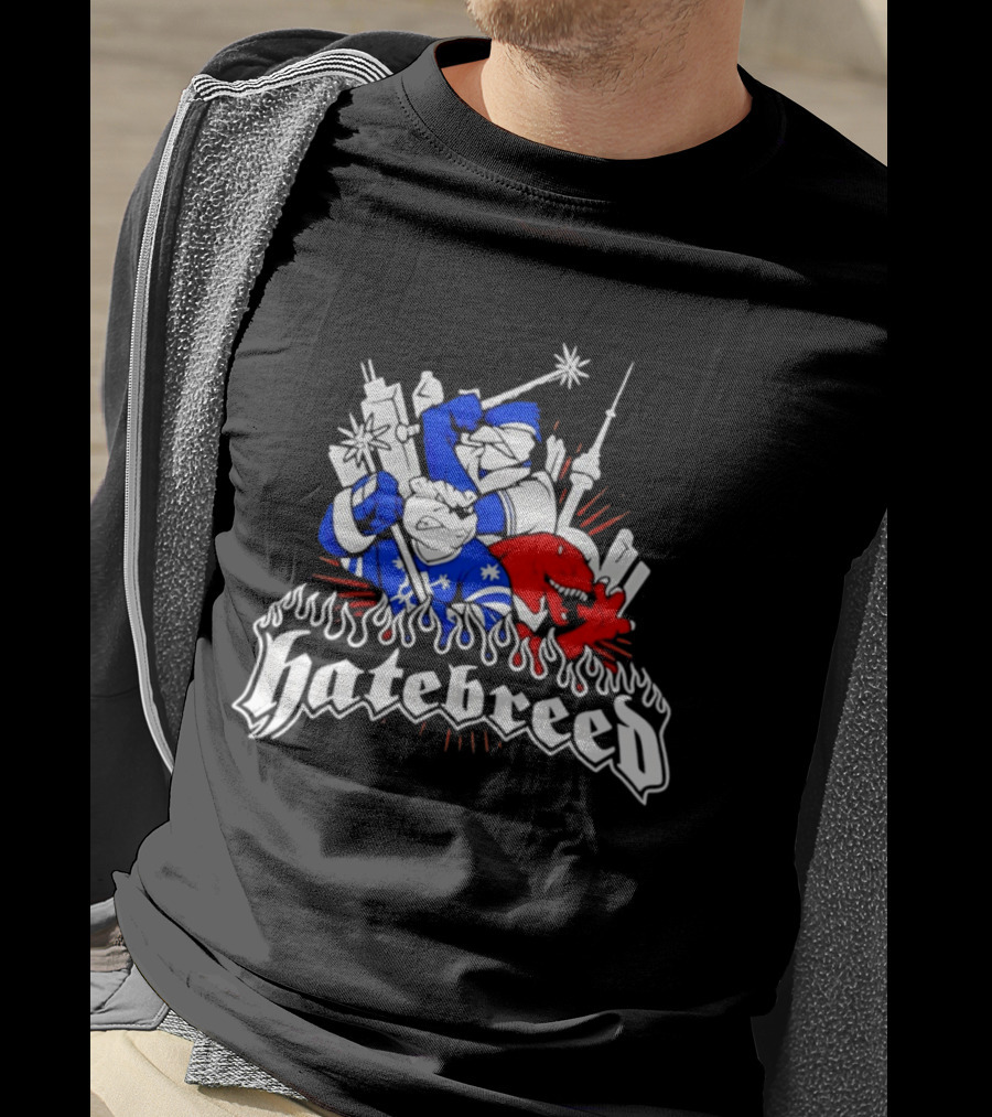 Hatebreed Toronto Maple Leafs Raptors CN Tower Hardcore Mashup T-Shirt
