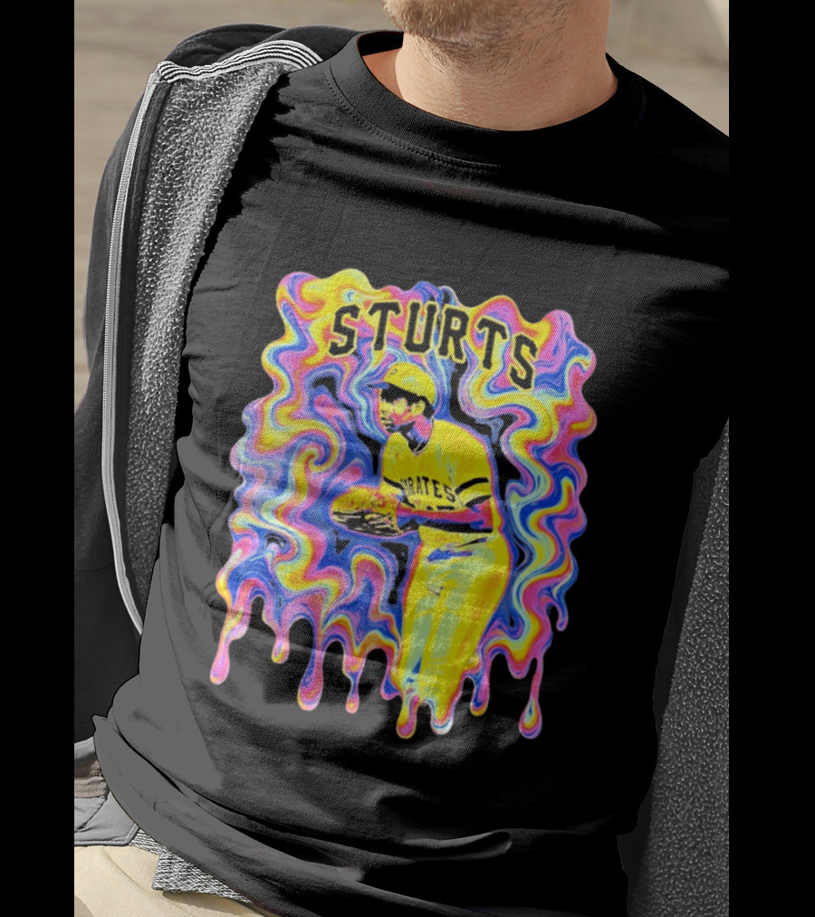 Sturts Willie Stargell Pittsburgh Pirates Psychedelic T-Shirt