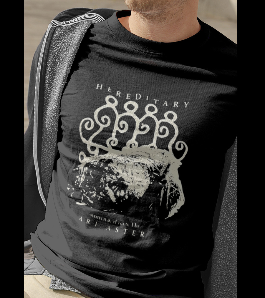 Hereditary Written And Directed By Ari Aster Spiral T-Shirt