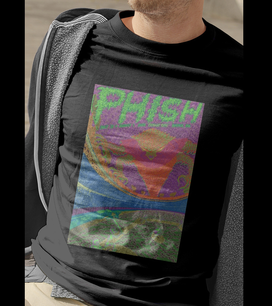 Phish Fenway Park Boston MA Tour July 31 Aug 1 2026 Colorful Psychedelic Dragon T-Shirt