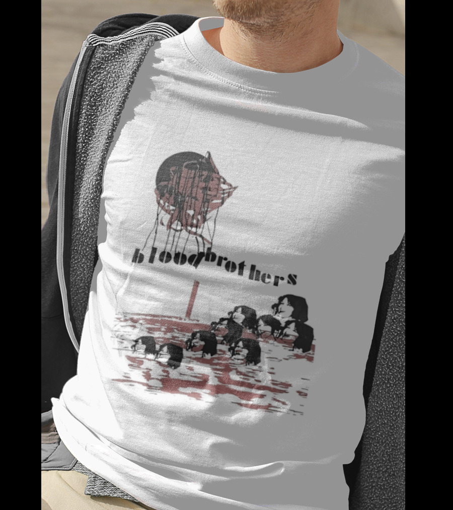 Blood Brothers Musical West End Willy Russell Dripping Red Moon T-Shirt