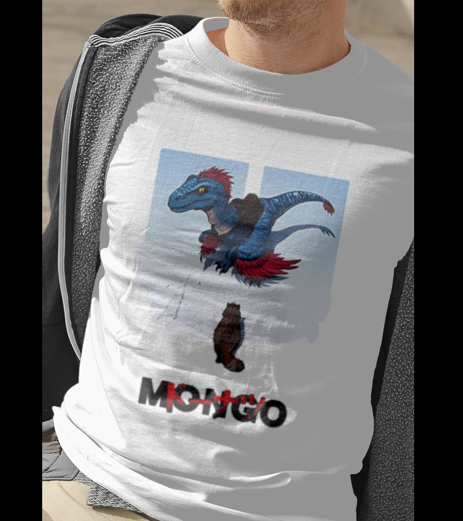 Mongo Raptor Cat Donatsu By U Mashermello Dinosaur T-Shirt