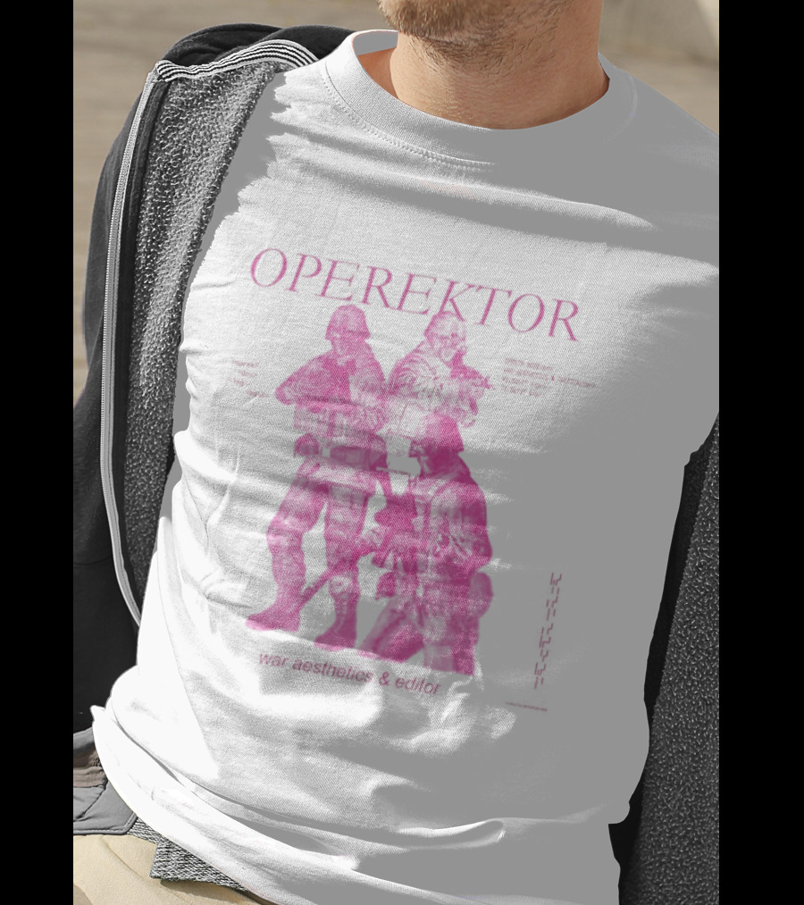 Operektor War Aesthetics Tactical Editor Time Signature Authored Narratives T-Shirt