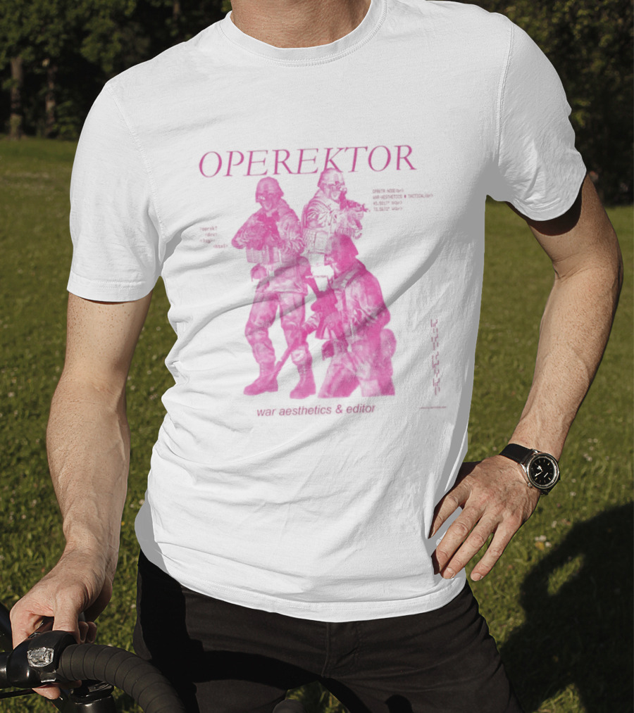 Operektor War Aesthetics Tactical Editor Time Signature Authored Narratives T-Shirt