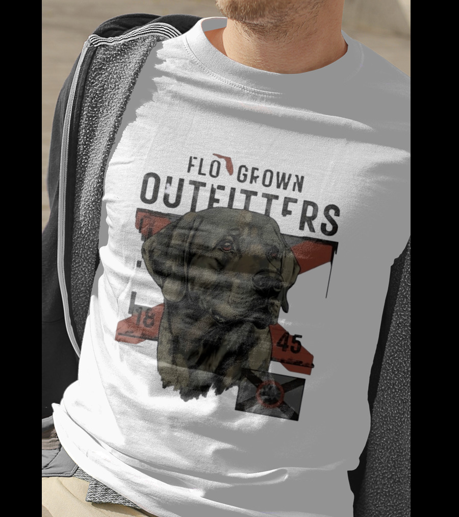 Flo Grown Outfitters Labrador Retriever Florida 1845 Seal T-Shirt