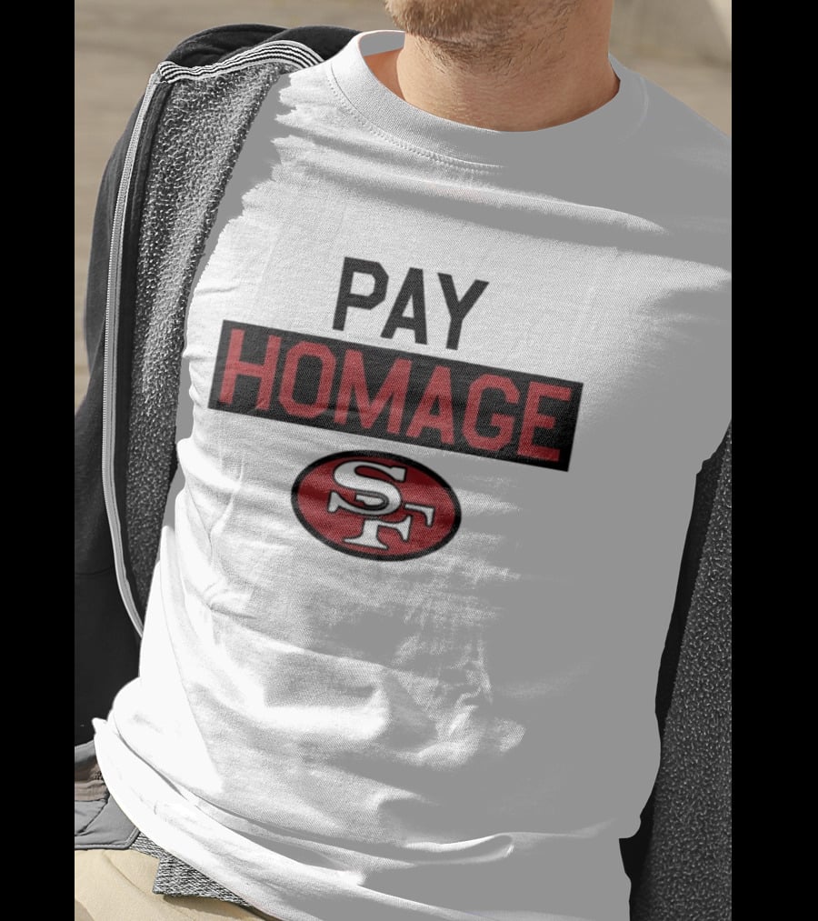 San Francisco 49ers Pay Homage SF Football T-Shirt