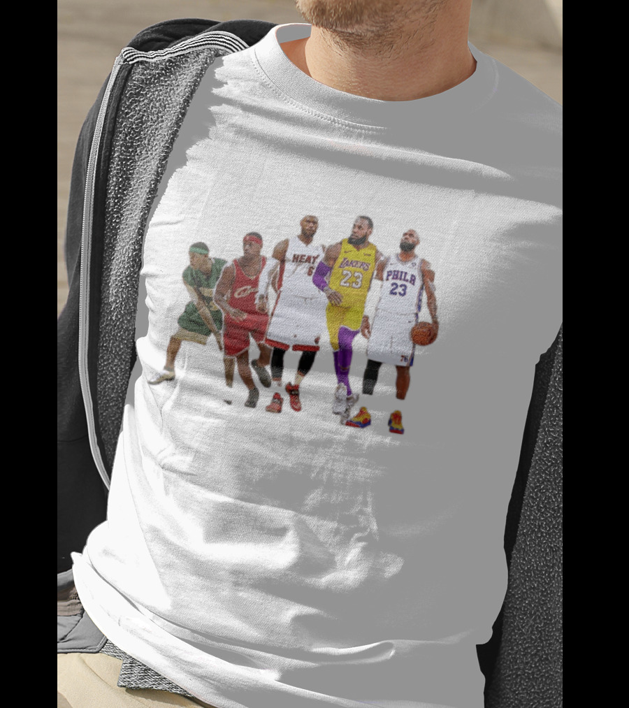 LeBron James St Vincent St Mary Cavs Heat Lakers 76ers Journey T-Shirt