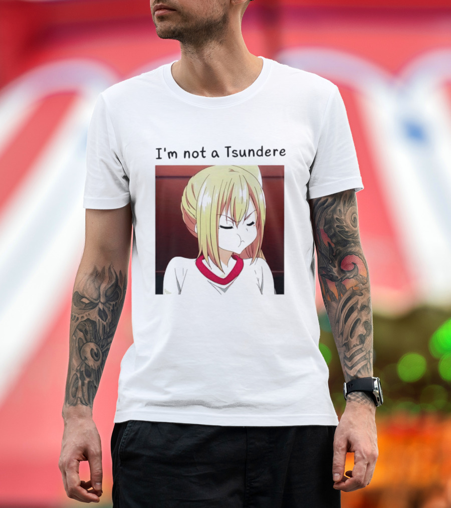 I'm Not A Tsundere Mai Kawakami Anime Character Expression T-Shirt