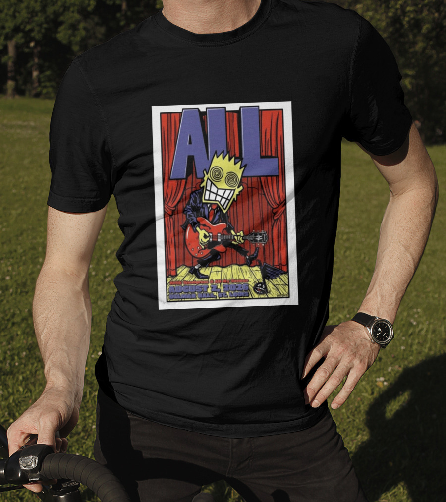 ALL Band August 21 2026 Delmar Hall St Louis With Snodgrass And All My Senses T-Shirt