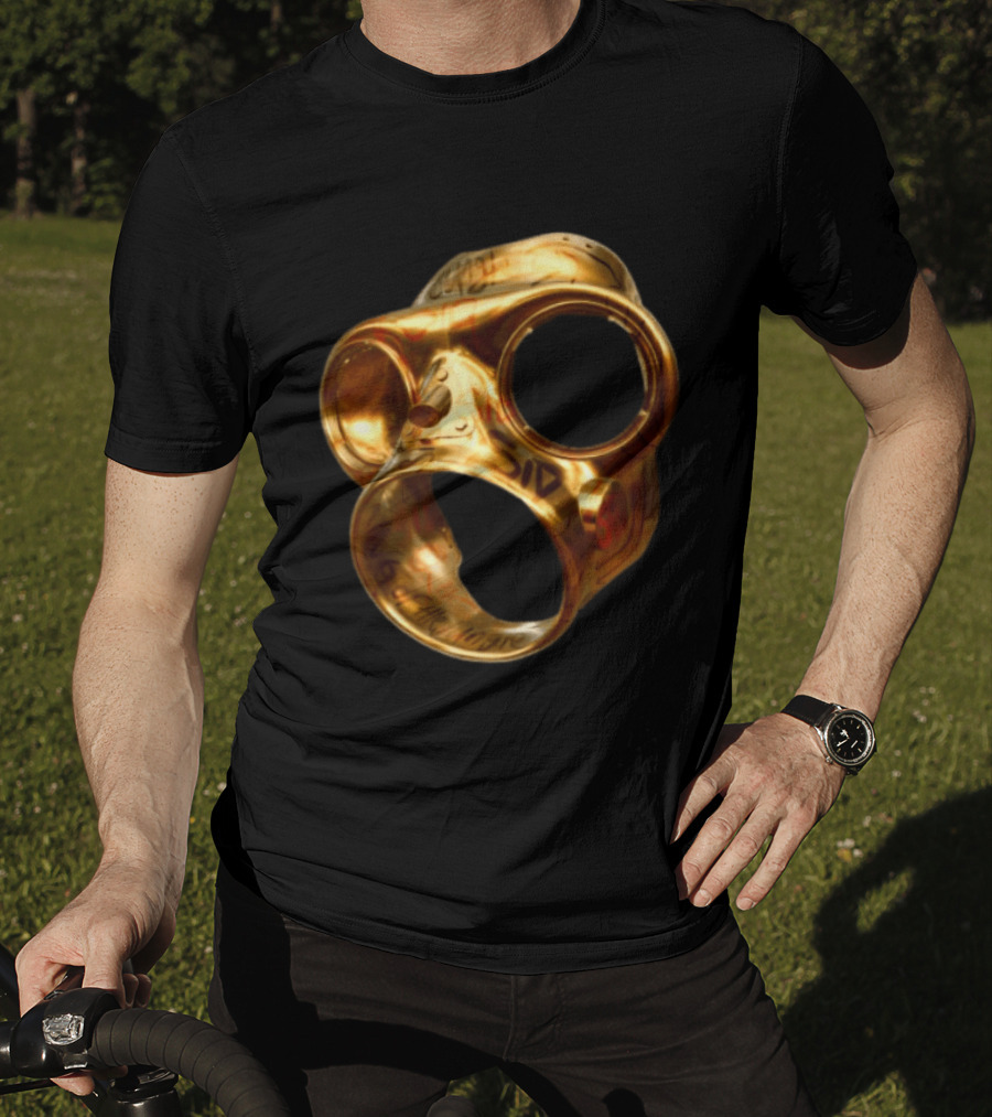 Sid The 3Rd Shop Store Gold Mask Ring T-Shirt