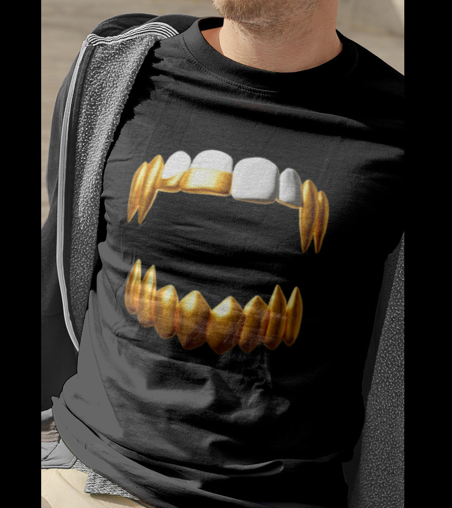 Sid The 3Rd Shop Store Gold Teeth Grillz T-Shirt