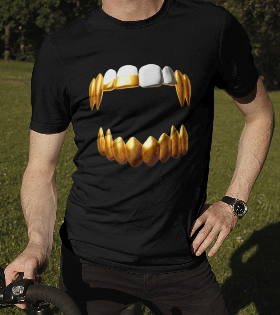 Sid The 3Rd Shop Store Gold Teeth Grillz T-Shirt