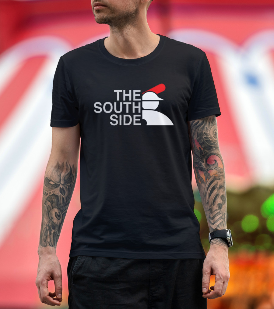 The South Side Baseball Icon With Red Cap T-Shirt