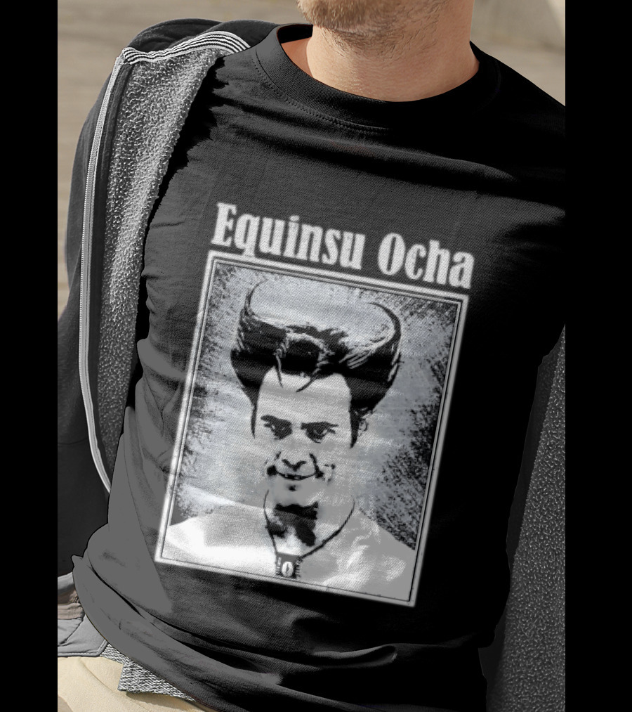 Jim Carrey Equinsu Ocha Ace Ventura Distressed Vintage Look T-Shirt