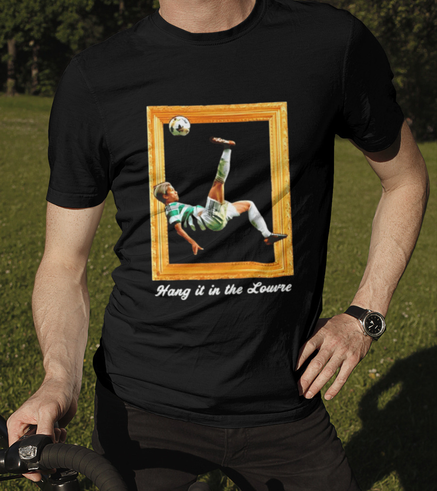Kyogo Furuhashi Celtic FC Hang It In The Louvre Soccer Art футболка T-Shirt