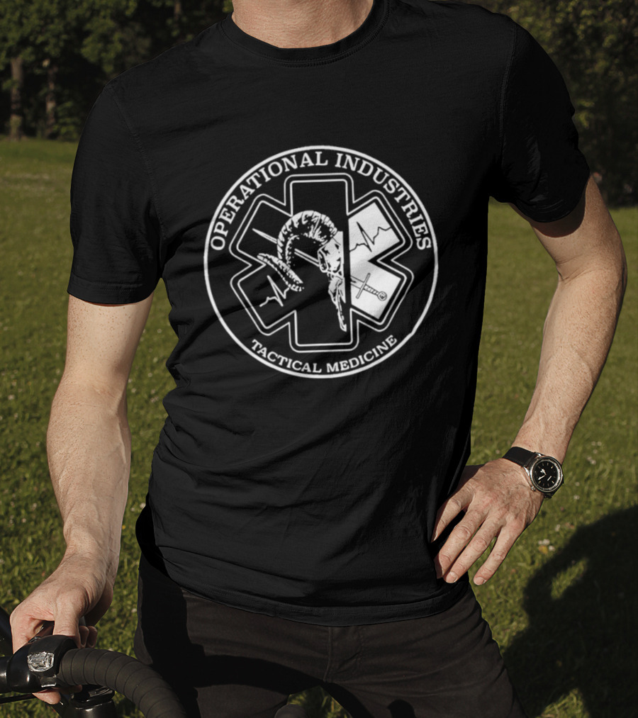 Operational Industries Tactical Medicine Star Of Life With Snake T-Shirt