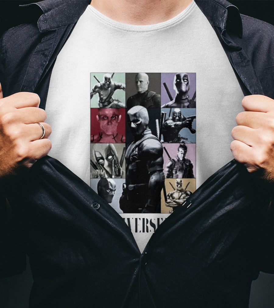 Deadpool Multiverse Tour Marvel Ryan Reynolds T-Shirt