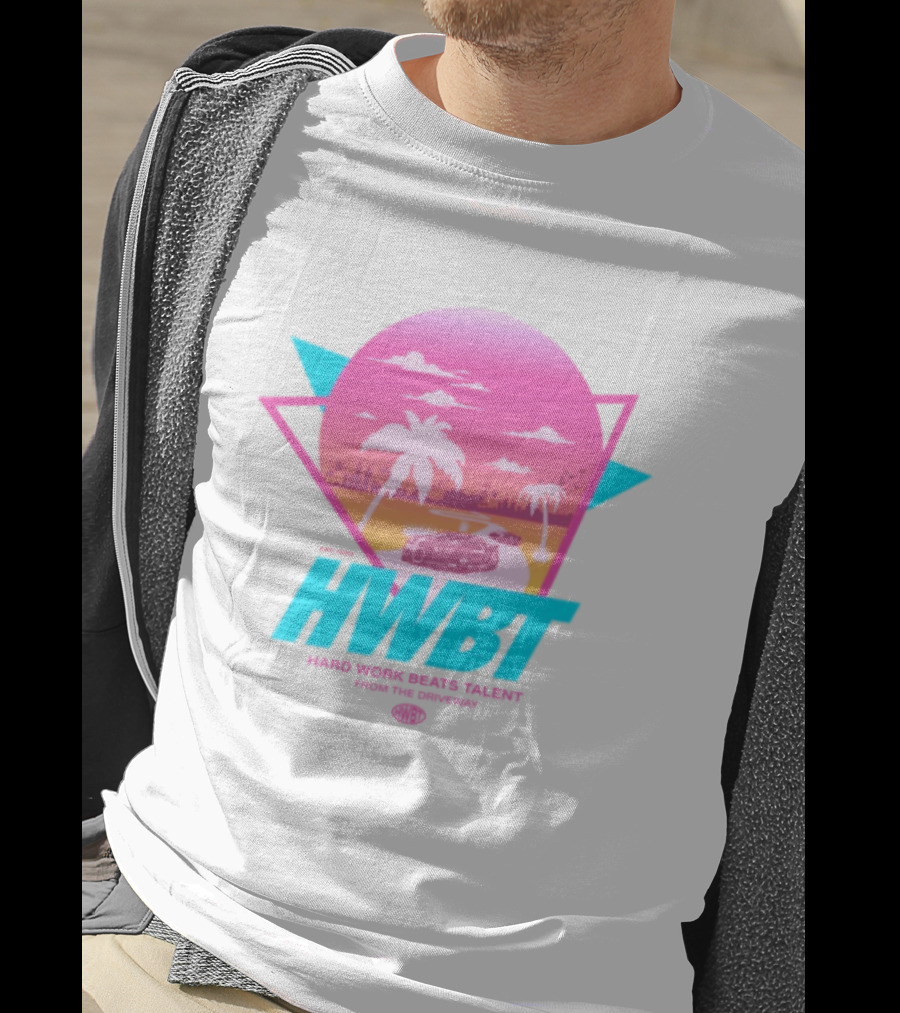 HWBT Miami Dreams Sunset Drive Neon T-Shirt
