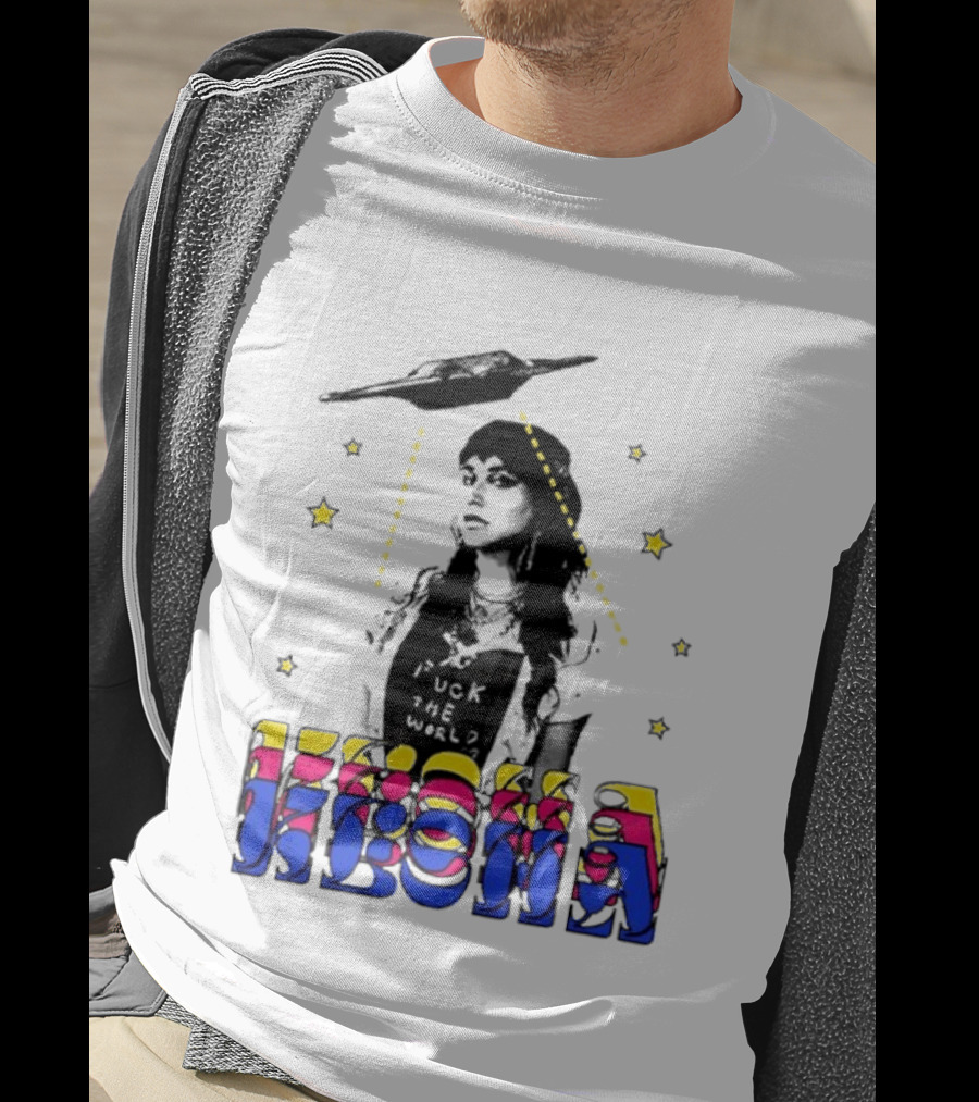 Kesha UFO Space Stars Tie Dye T-Shirt