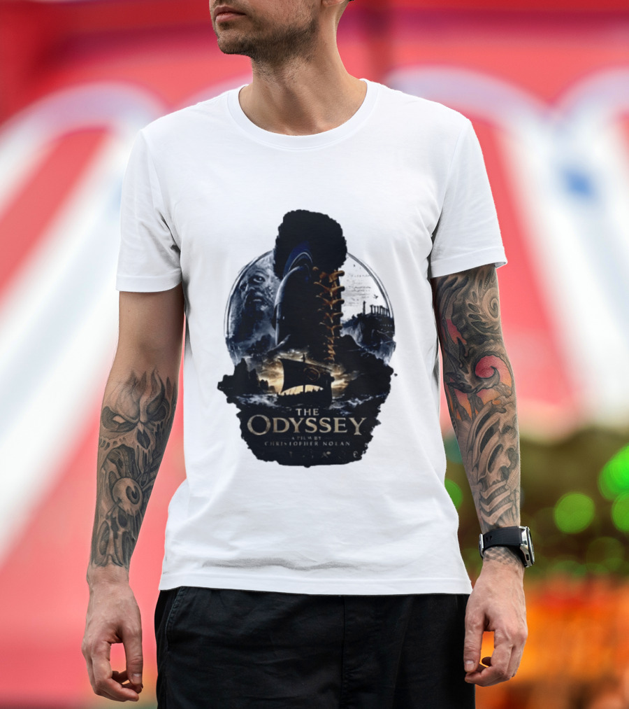 The Odyssey Film By Christopher Nolan Featuring Odysseus Mythical Hero T-Shirt
