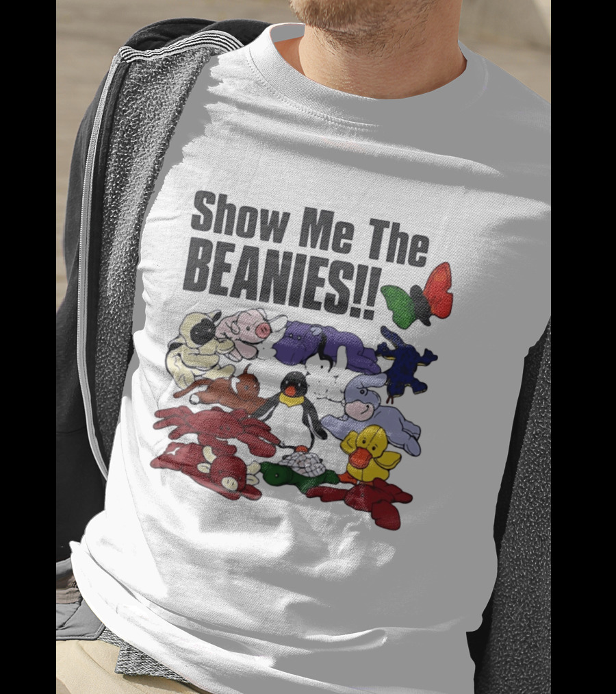 Show Me The Beanies Beanie Babies 90s Nostalgia Collection T-Shirt