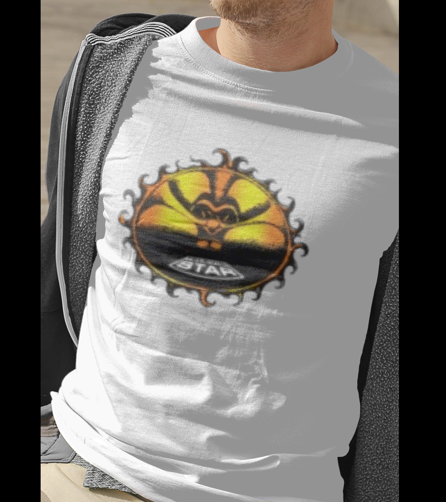 Televisi Star Catalog Store Heatwave Sun Logo White T-Shirt