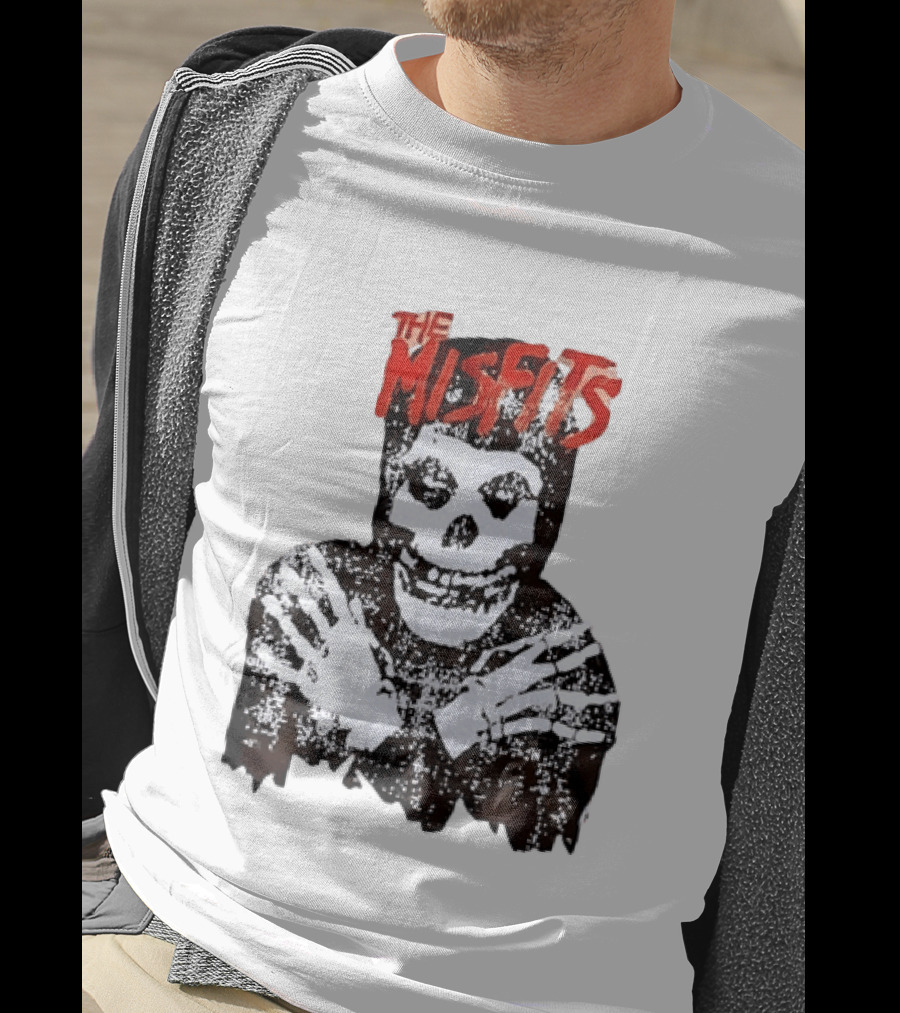 The Misfits Crimson Ghost Skull Punk Rock T-Shirt
