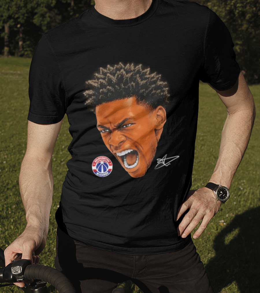 Bilal Coulibaly Washington Wizards NBA Big Face Player T-Shirt