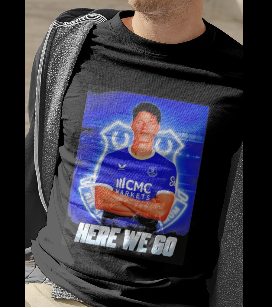 Christian Norgaard Everton Transfer Announcement Here We Go T-Shirt