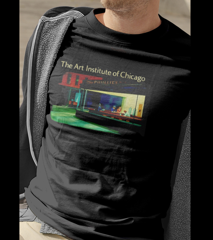The Art Institute Of Chicago Nighthawks Phillies T-Shirt