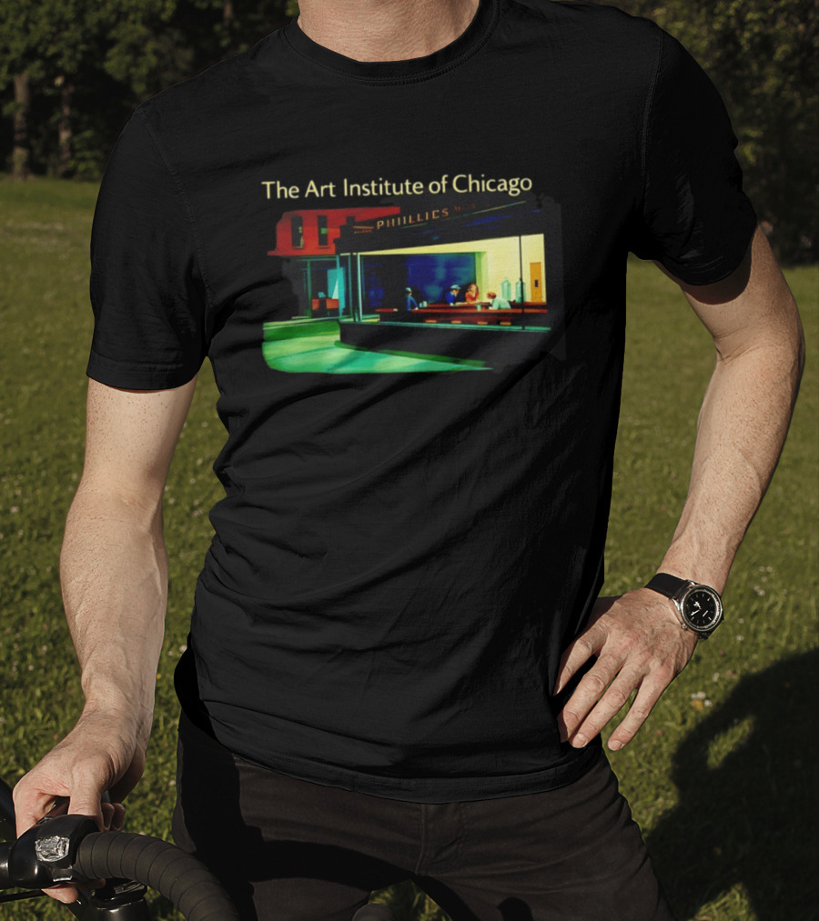 The Art Institute Of Chicago Nighthawks Phillies T-Shirt