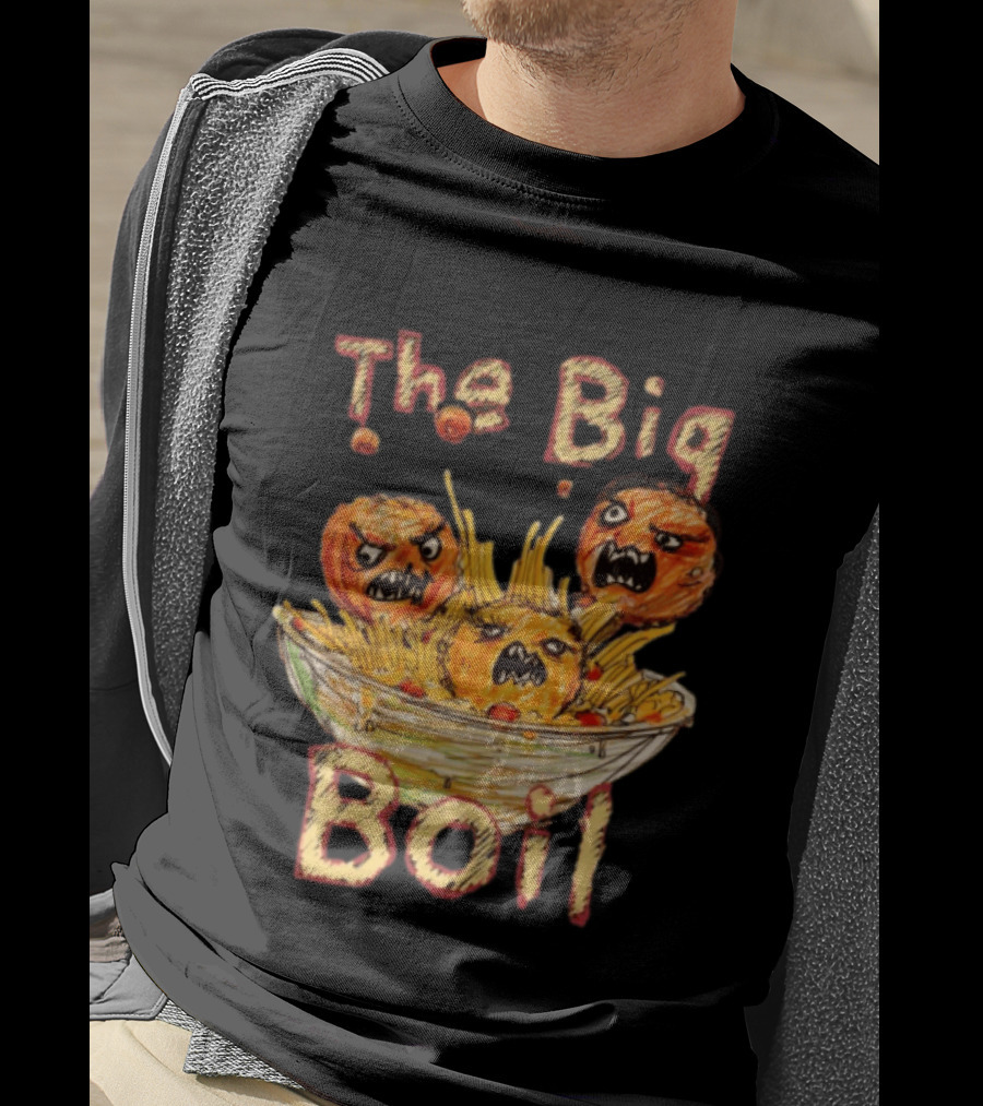 Kt8 Store Spag Heddy The Big Boil Scribble Black T-Shirt