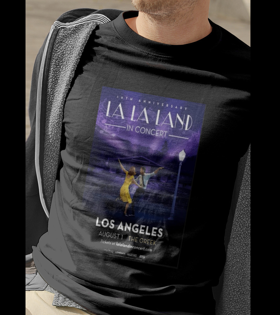 10th Anniversary La La Land In Concert Los Angeles August 1 The Greek Theatre T-Shirt