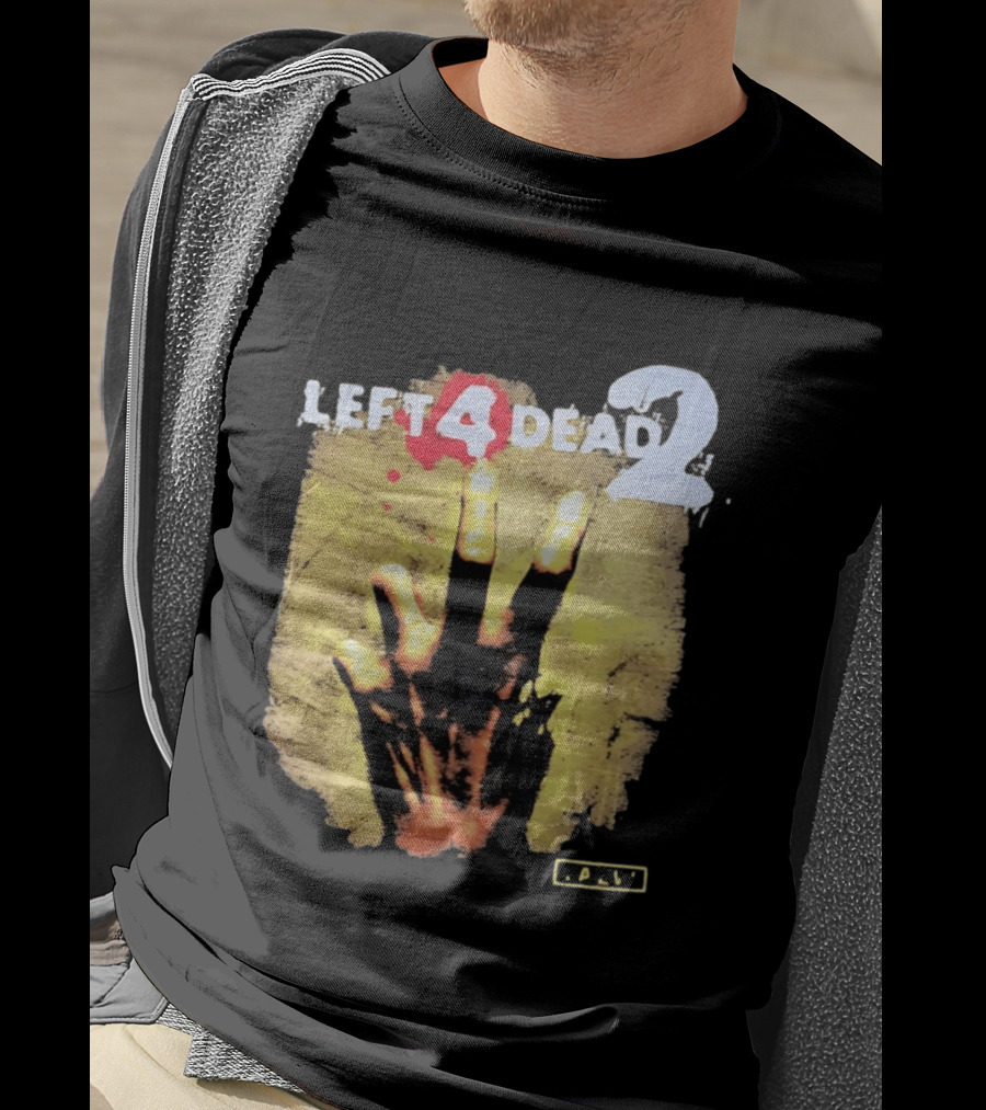 Left 4 Dead 2 Zombie Hand Valve Video Game Survival T-Shirt