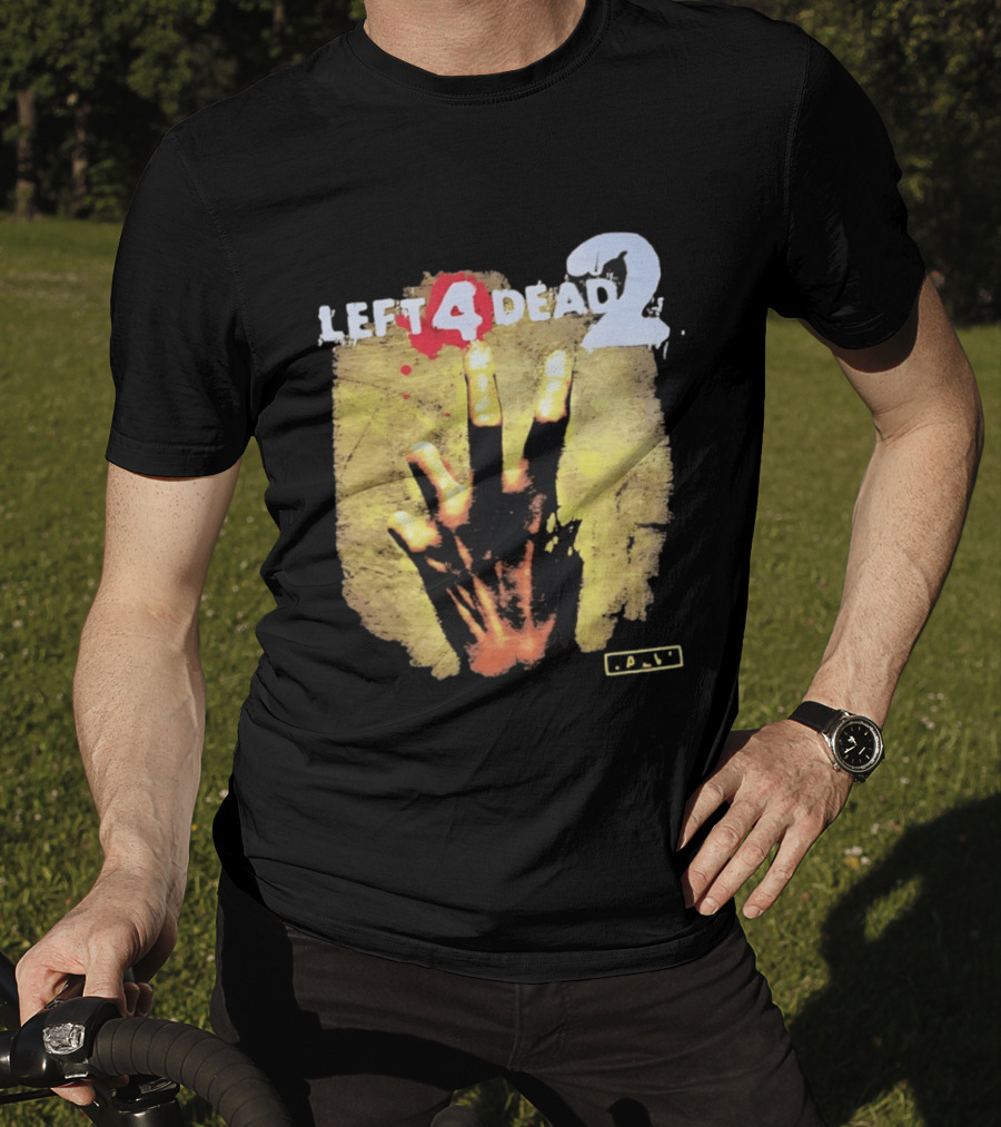 Left 4 Dead 2 Zombie Hand Valve Video Game Survival T-Shirt