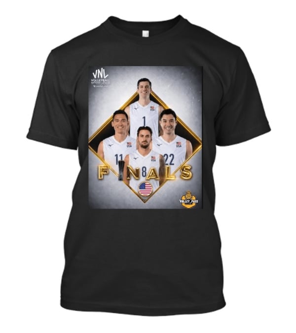 VNL Volleyball Nations League USA Finals 2026 Volley Pass T-Shirt