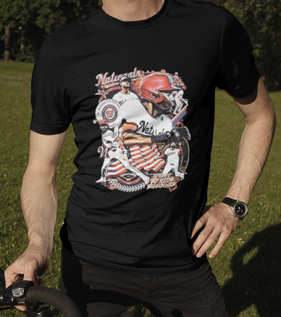 Washington Nationals Legends Baseball Players And Team Highlights T-Shirt