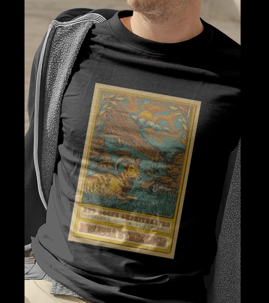 Melissa Etheridge Red Rocks Amphitheatre Morrison CO August 2 2026 T-Shirt