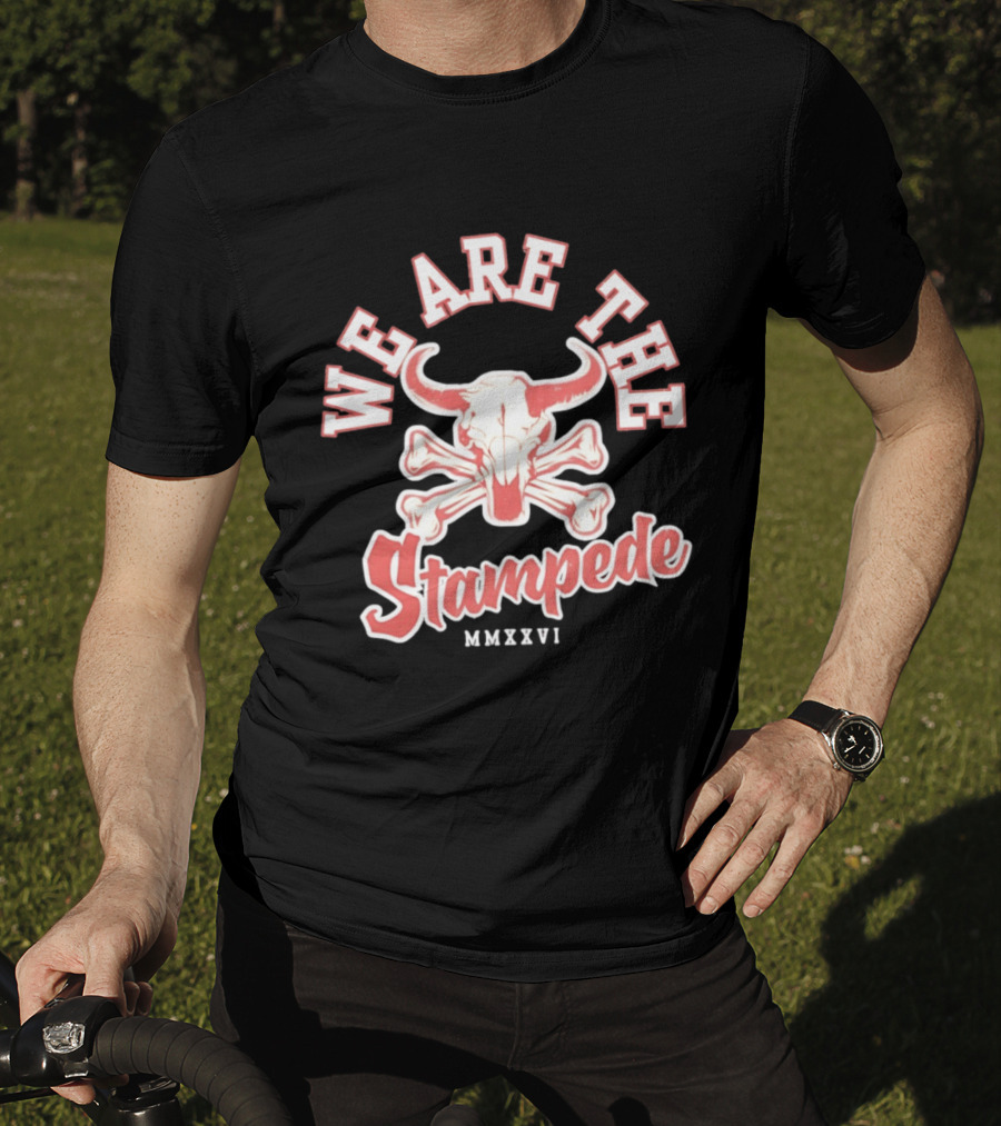 We Are The Stampede Bull Skull MMXXVI Team Spirit T-Shirt