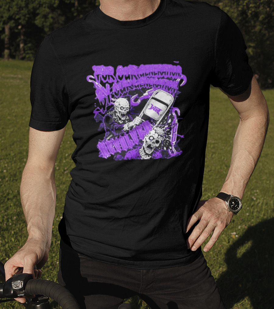 Wrestling Revolver For Our Generation Skeletons Purple T-Shirt