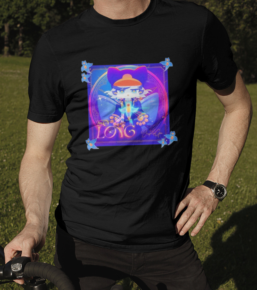 So Long YonKaGor Vibrant Anime Cat With Butterfly Aura T-Shirt