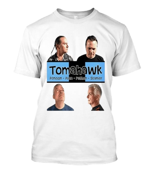 Tomahawk Denison Dunn Patton Stanier Band Members Portraits T-Shirt