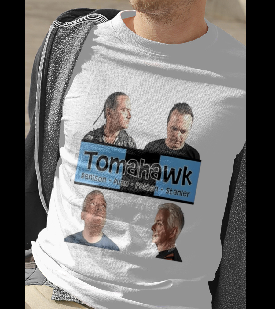 Tomahawk Denison Dunn Patton Stanier Band Members Portraits T-Shirt