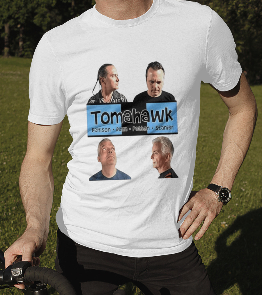Tomahawk Denison Dunn Patton Stanier Band Members Portraits T-Shirt