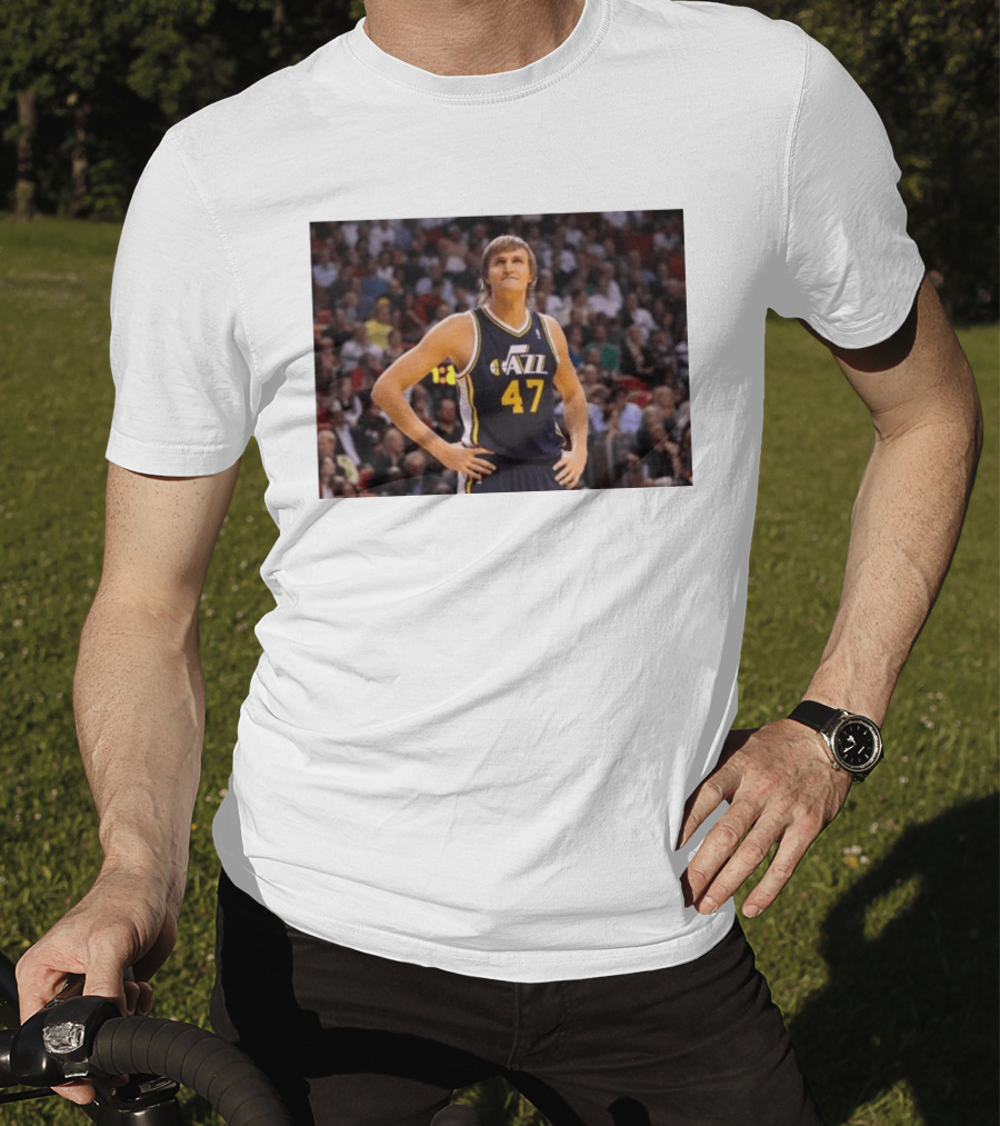 Andrei Kirilenko No. 47 AK 47 Utah Jazz Classic NBA Basketball T-Shirt