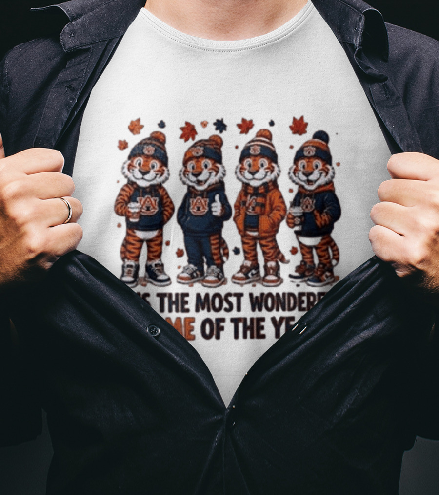 Auburn Tigers It's The Most Wonderful Time Of The Year T-Shirt
