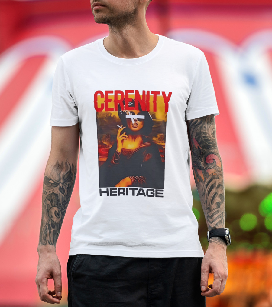 Cerenity Heritage Mona Lisa Smoking T-Shirt