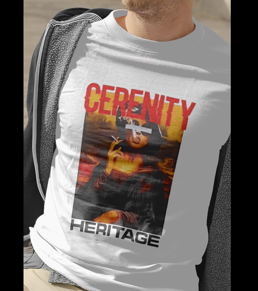 Cerenity Heritage Mona Lisa Smoking T-Shirt