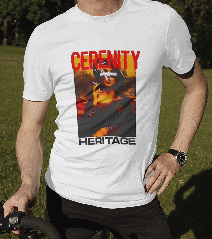 Cerenity Heritage Mona Lisa Smoking T-Shirt