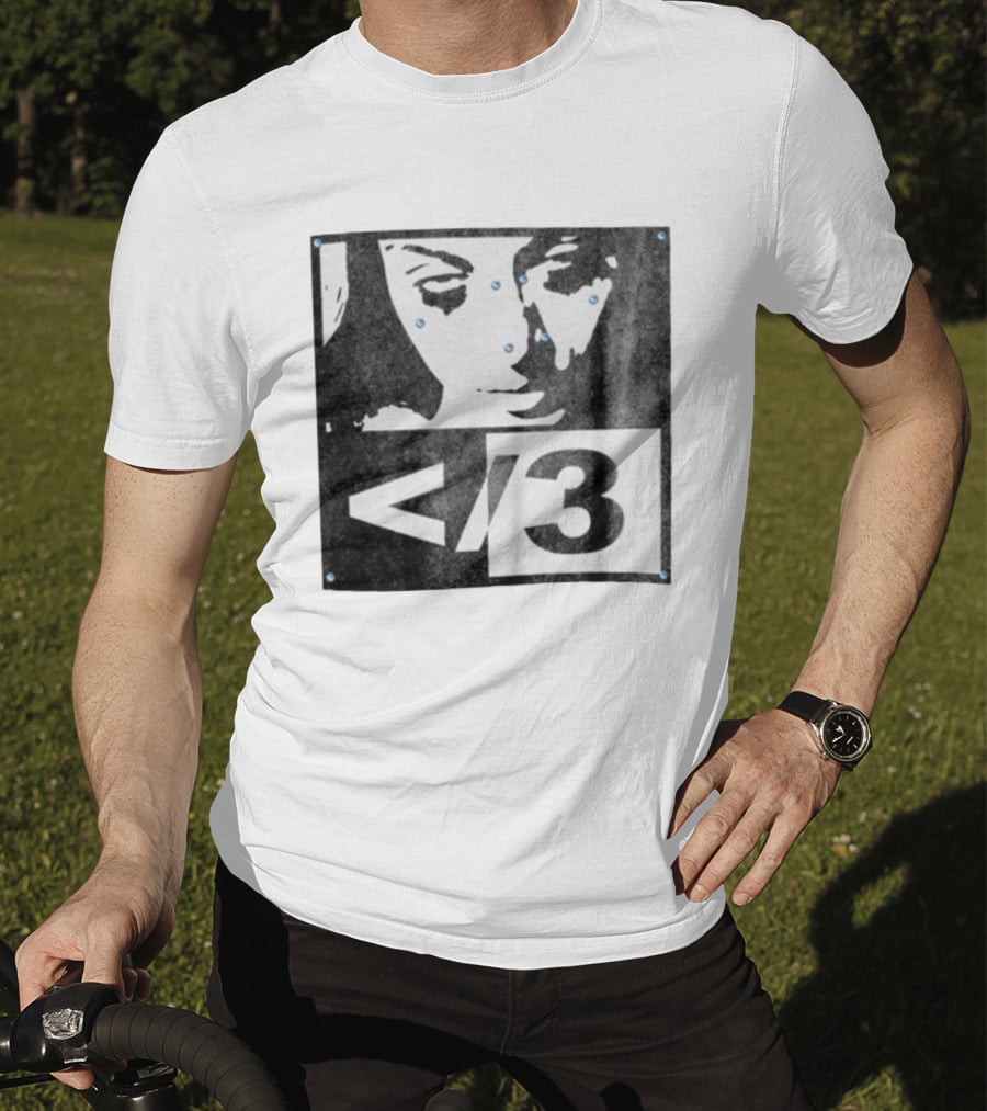 Destroy Lonely Store Piercing Face Black White <3 T-Shirt
